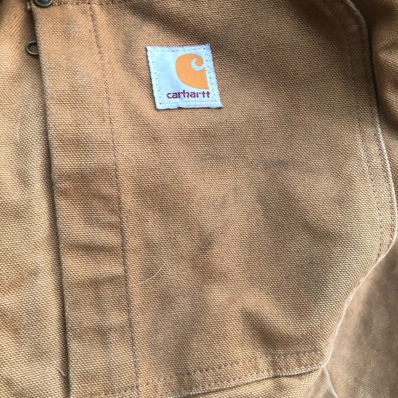Carhartt Full Swing Chore Coat LARGE Fleece Lined Jacket 102707 211 Thrashed - Picture 9 of 16
